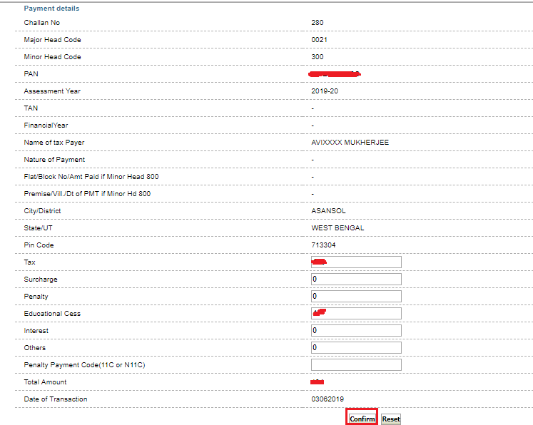 How to pay income tax online