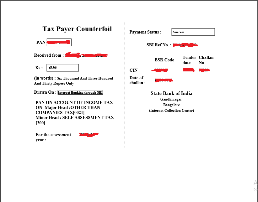 How to pay income tax online