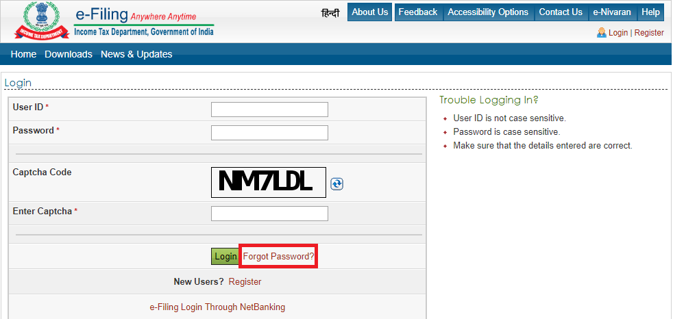 how-to-reset-income-tax-e-filing-password-solve-tax-problem